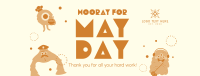 Hooray May Day Facebook cover Image Preview