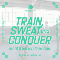 Workout Fitness Camp Instagram Post Preview