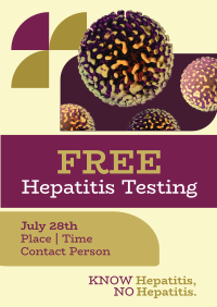 Geometrical Hepatitis Testing Poster Image Preview