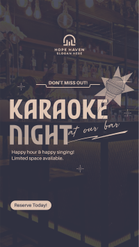 Reserve Karaoke Bar Facebook story Image Preview