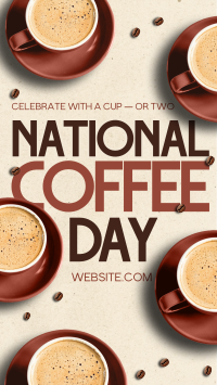 Editorial Coffee Day Instagram Reel Image Preview