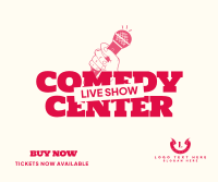 Comedy Center Facebook Post Design