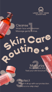 Skin Care Routine Instagram story Image Preview
