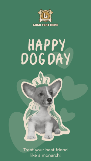 Dog Day Royalty Instagram story