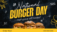 National Burger Day Facebook Event Cover Design