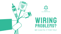 Wiring Problems Facebook Event Cover Design