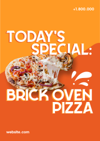 Brick Oven Pizza Flyer Image Preview