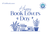 Book Lovers Celebration Postcard Design