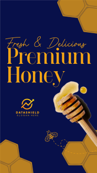 Premium Fresh Honey Instagram reel Image Preview