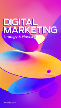 Digital Marketing Strategy Facebook story Image Preview
