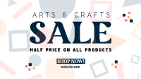 Art Supply Clearance Facebook Event Cover Design