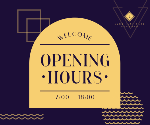 New Opening Hours Facebook post Image Preview