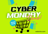 Cyber Monday Deals Postcard Image Preview