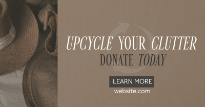 Sustainable Fashion Upcycle Campaign Facebook ad Image Preview