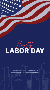 Celebrate Labor Day Instagram reel Image Preview