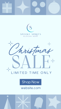 Christmas Holiday Shopping  Sale TikTok Video Image Preview