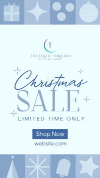 Christmas Holiday Shopping  Sale TikTok Video Image Preview