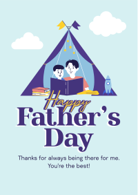 Father & Son Tent Flyer Image Preview