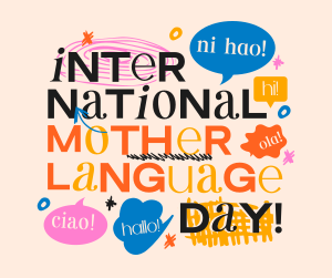 Doodle International Mother Language Day Facebook post Image Preview