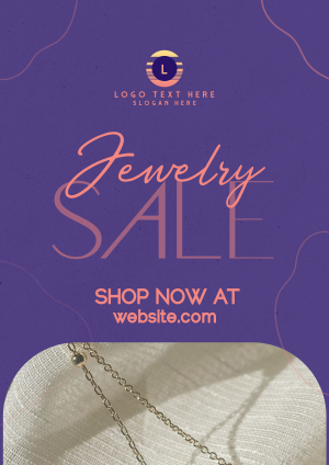 Clean Minimalist Jewelry Sale Flyer Image Preview