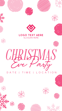Christmas Eve Party Facebook Story Design