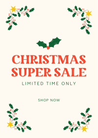 Christmas Super Sale Flyer Image Preview