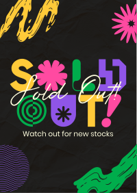 We're Absolutely Sold Out Flyer Design