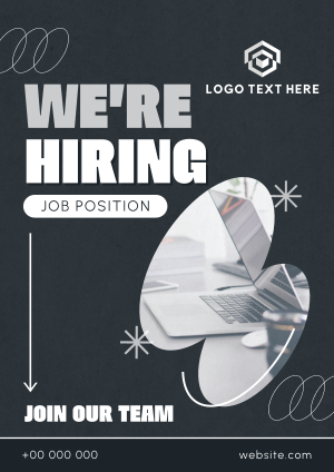 Playful Corporate Hiring Flyer Image Preview