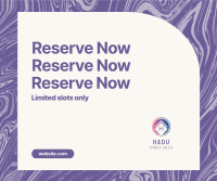 Reserve Now Marble Facebook post Image Preview