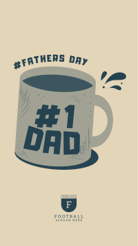 Father's Day Coffee Facebook story Image Preview