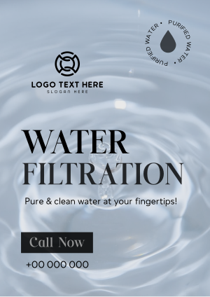 Water Filter Business Flyer Image Preview