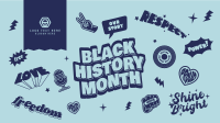 Black History Month Stickers Zoom Background Image Preview