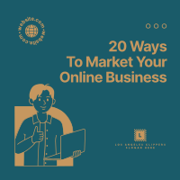 Ways to Market Online Business Instagram Post Design