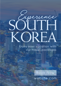  Minimalist Korea Travel Poster Design