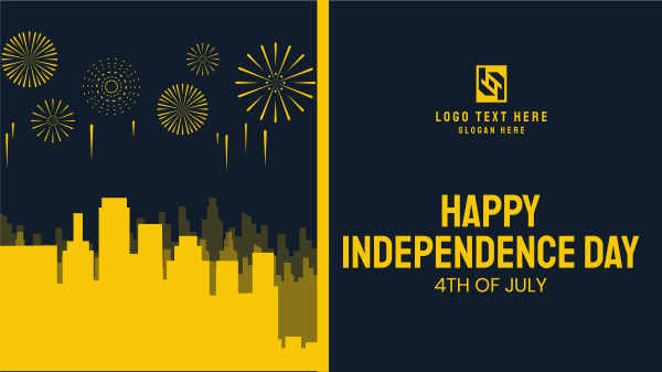 Independence Celebration Facebook Event Cover Design Image Preview