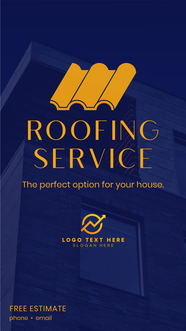 Welcome Roofing Instagram Story Design