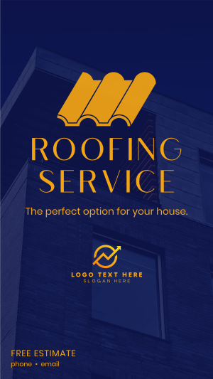 Welcome Roofing Instagram story Image Preview