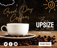 Good Day Coffee Promo Facebook Post Design