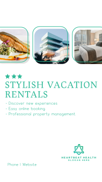 Stylish Vacation Rentals Instagram story Image Preview