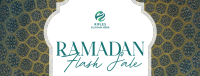 Ramadan Flash Sale Facebook cover Image Preview