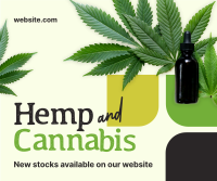 Hemp and Cannabis Facebook Post Design