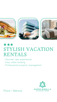 Stylish Vacation Rentals Facebook Story Image Preview