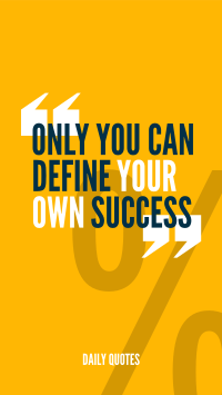 Define Your Success Facebook story Image Preview