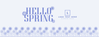 Hello Spring! Facebook cover Image Preview