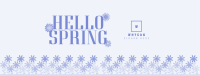 Hello Spring! Facebook Cover Design