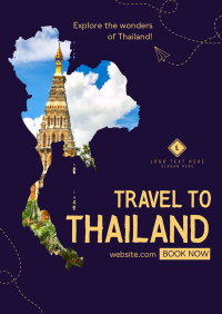 Explore Thailand Poster Design