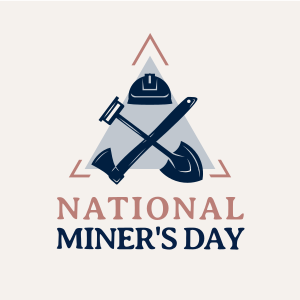 Miner's Day Badge Instagram post Image Preview