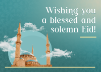 Eid Al Adha Greeting Postcard Image Preview