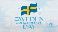 Modern Sweden Independence Day Facebook event cover Image Preview