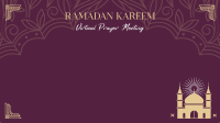Blessed Ramadan Zoom background Image Preview